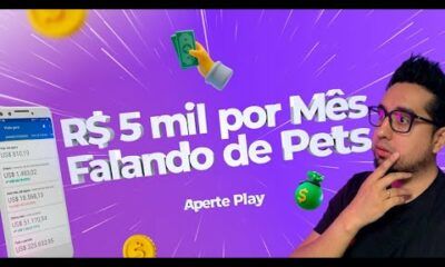 5 Mil Reais por Mês "Extras" Falando de Pets