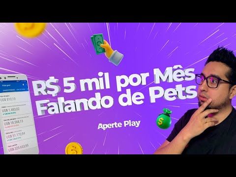 5 Mil Reais por Mês "Extras" Falando de Pets