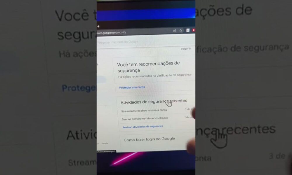 Como protejer sua conta do Google #dicas #segurança #truques #internet #vocesabia #celular #google