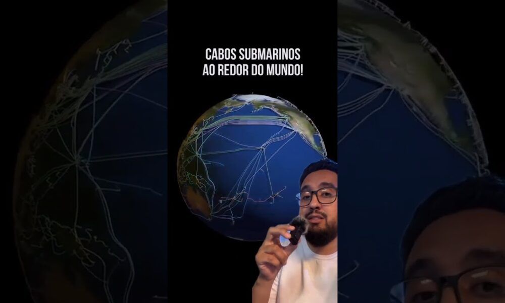 Cabos submarinos que levam a internet ao mundo #tecnologia #vocesabia #curiosidades