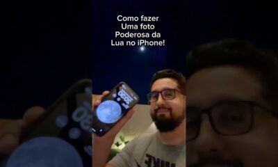 Como fazer uma foto top da lua com iPhone