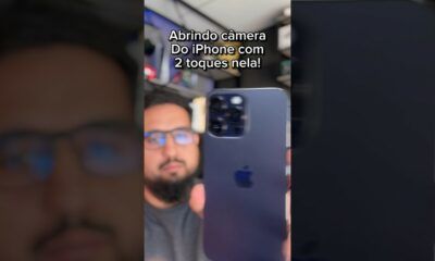 Abrindo câmera do iPhone com 2 toques