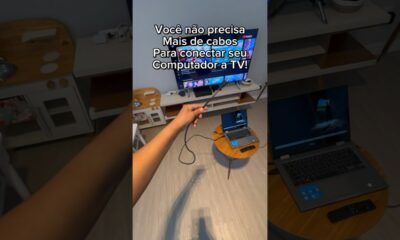 Como espelhar seu computador para a sua televisão