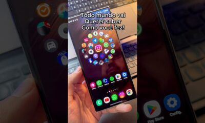 Como deixar os ícones do seu celular numa efeito holograma