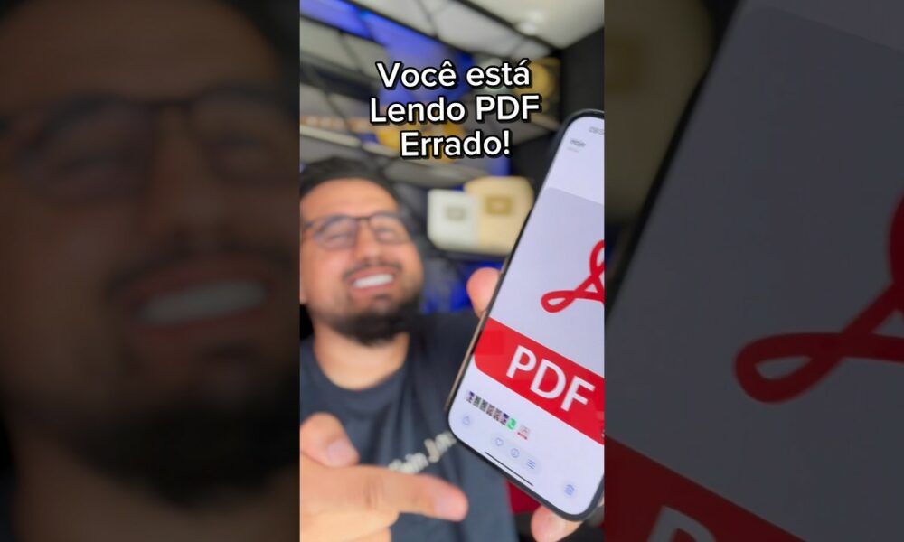 Como ler PDF da melhor maneira no iPhone convertendo em ePub