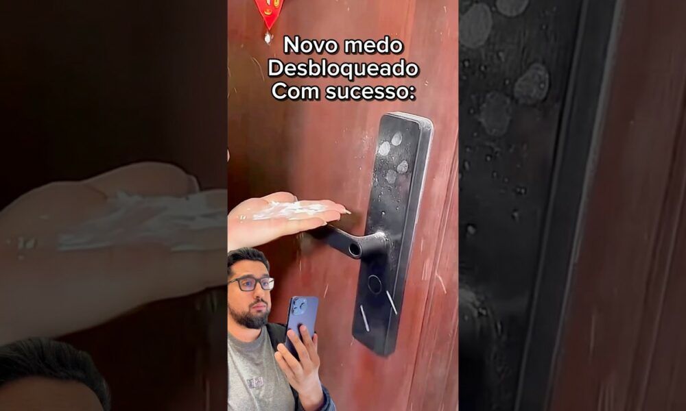 Como evitar que descobriu a senha de acesso da sua casa de uma fechadura digital