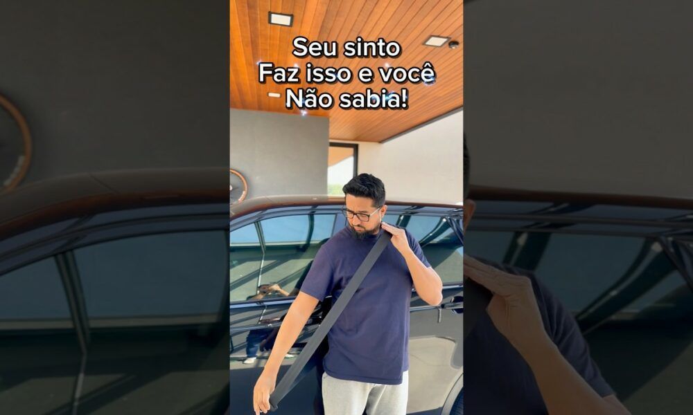 Duas super dicas que você pode fazer com cinto de segurança do seu carro