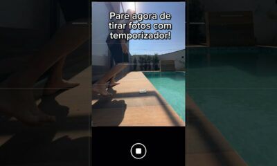 Como tirar fotos com assistive touch sozinho no modo burst